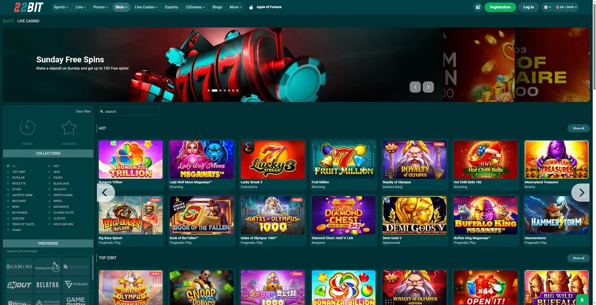 22Bit Casino Games Österreich